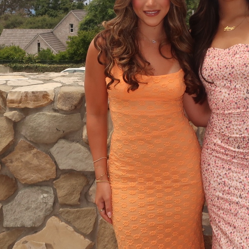 Orange Maxi Dress
